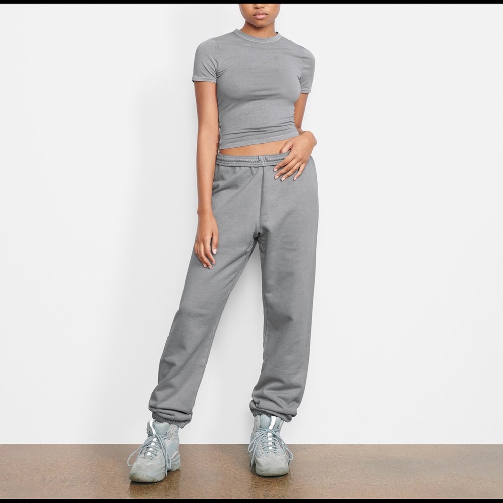SKIMS OUTDOOR FLEECE JOGGER | PACIFIC, M. NWT.